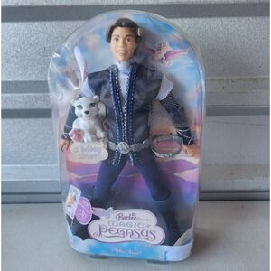 Vintage MATTEL Barbie And The Magic of Pegasus 2005 Prince Aiden Aidan & Shiver